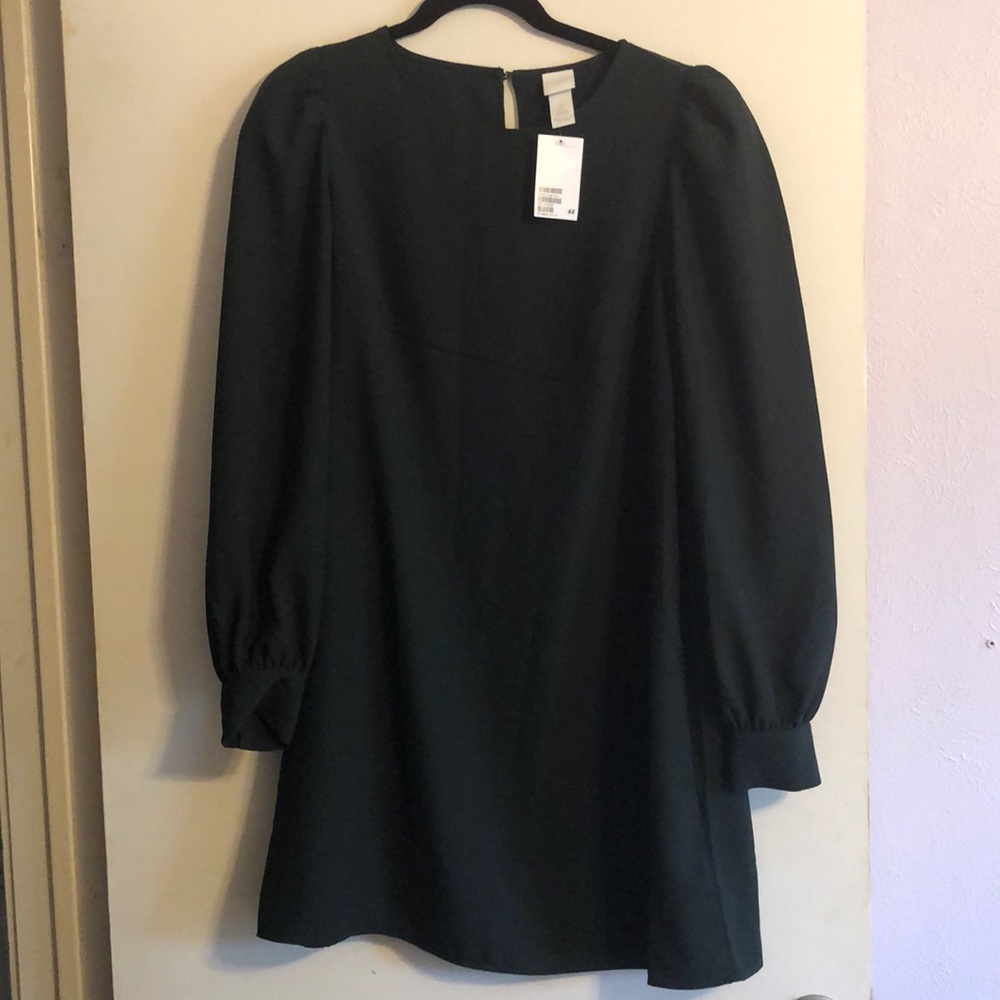 Hunter green cocktail dress